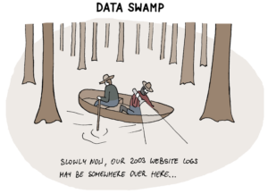 Data Swamp cartoon