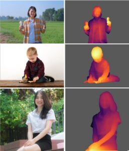 Depth estimation for in-the-wild images using sapiens